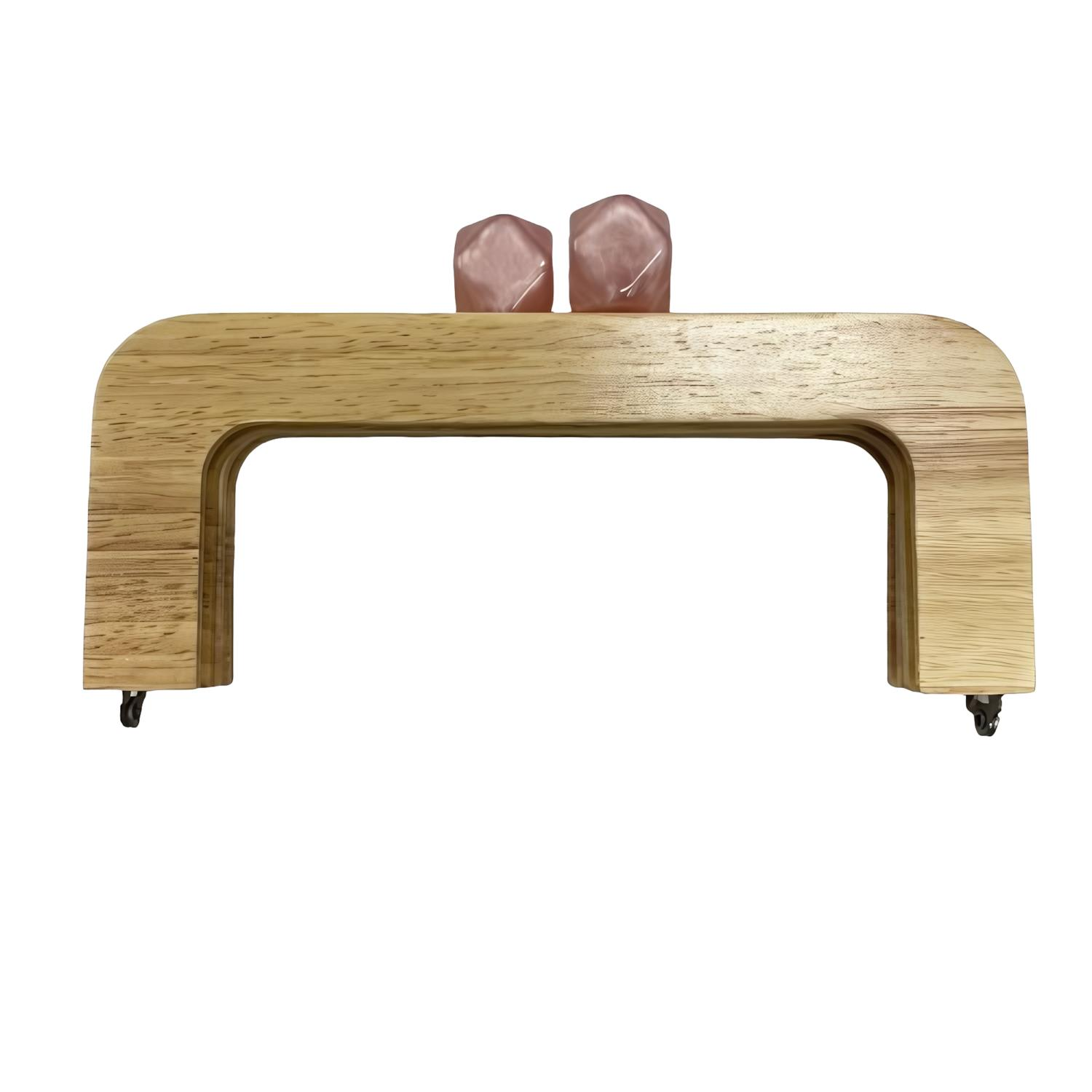 Bambu Akrilik Boncuklu Çanta Bursu 20 cm MB20 Rose