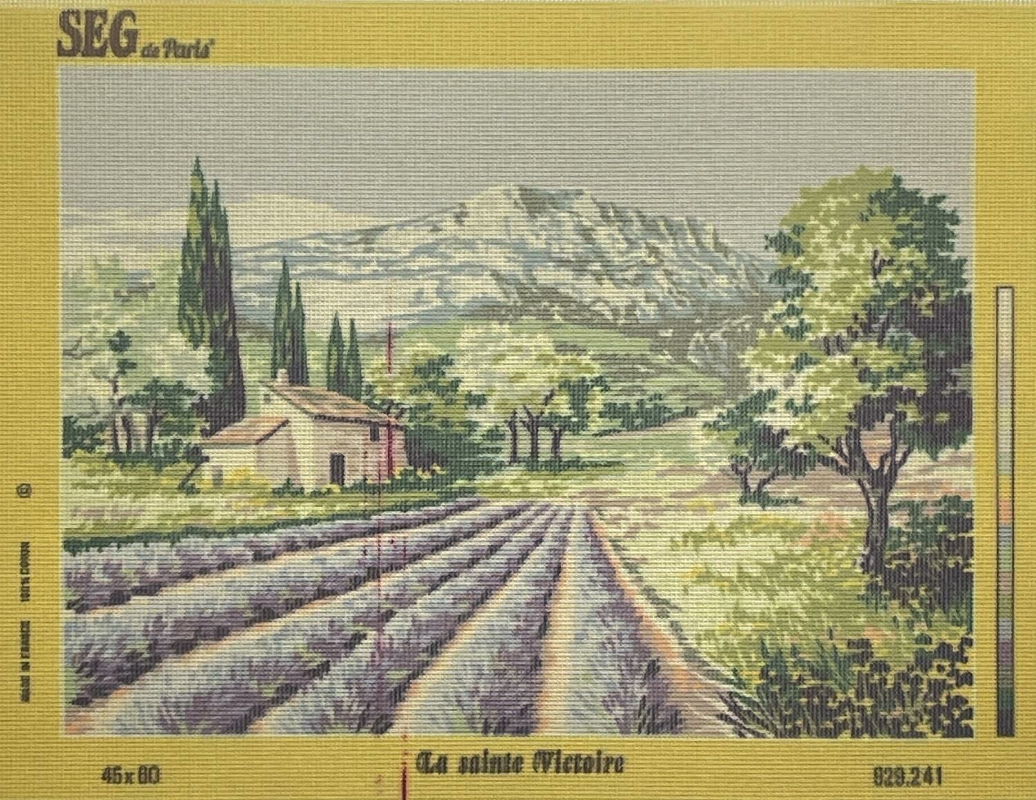 Seg Baskılı Goblen 929 241 La Sainte Victoine 45x60cm Tablo Pano