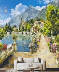 5D Yapışan Boncuk Goblen 40 x 50 cm Mozaik Tablo Pano 77412