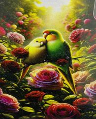 5D Yapışan Boncuk Mozaik Tablo 40*50 cm XQC86339