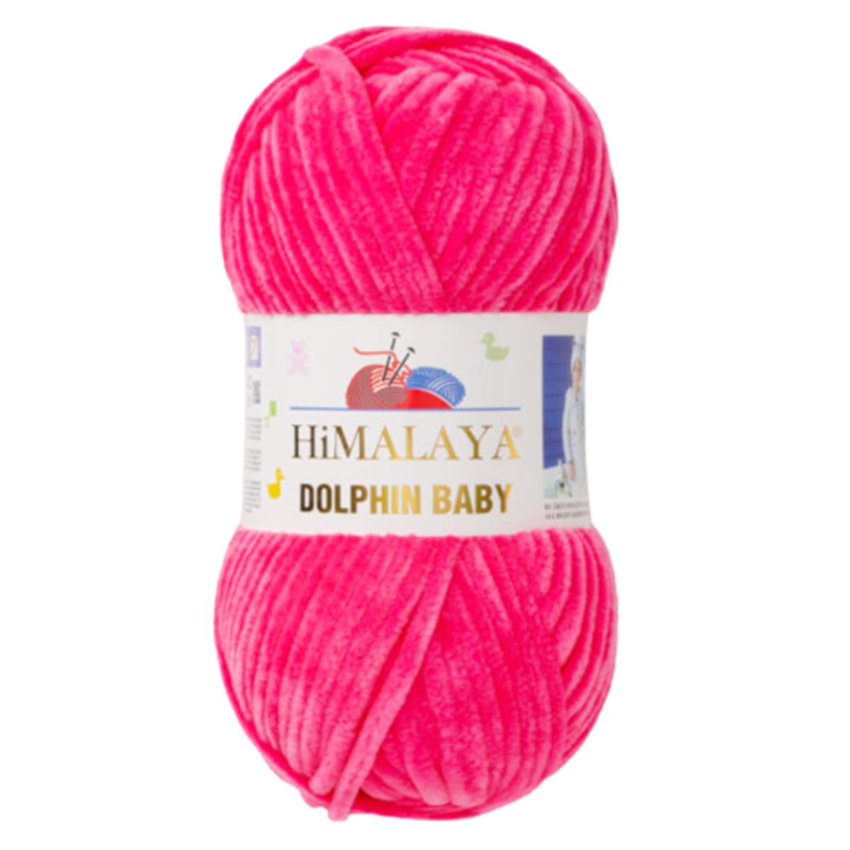 Himalaya Dolphin Baby Kadife İp El Örgü Yünü 80324 Fuşya