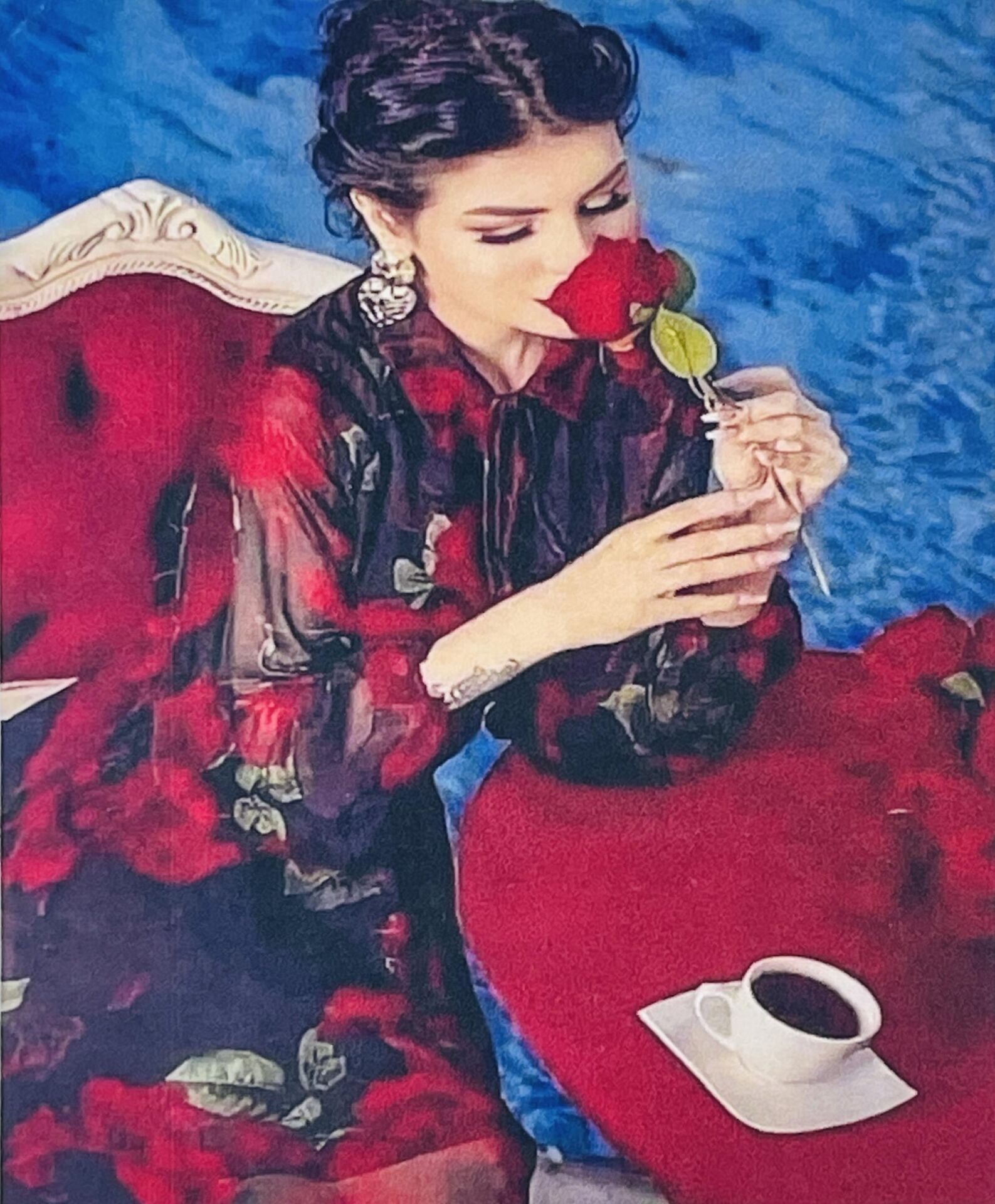 5D Yapışan Boncuk Goblen 40 x 50 cm Mozaik Tablo Pano 77464