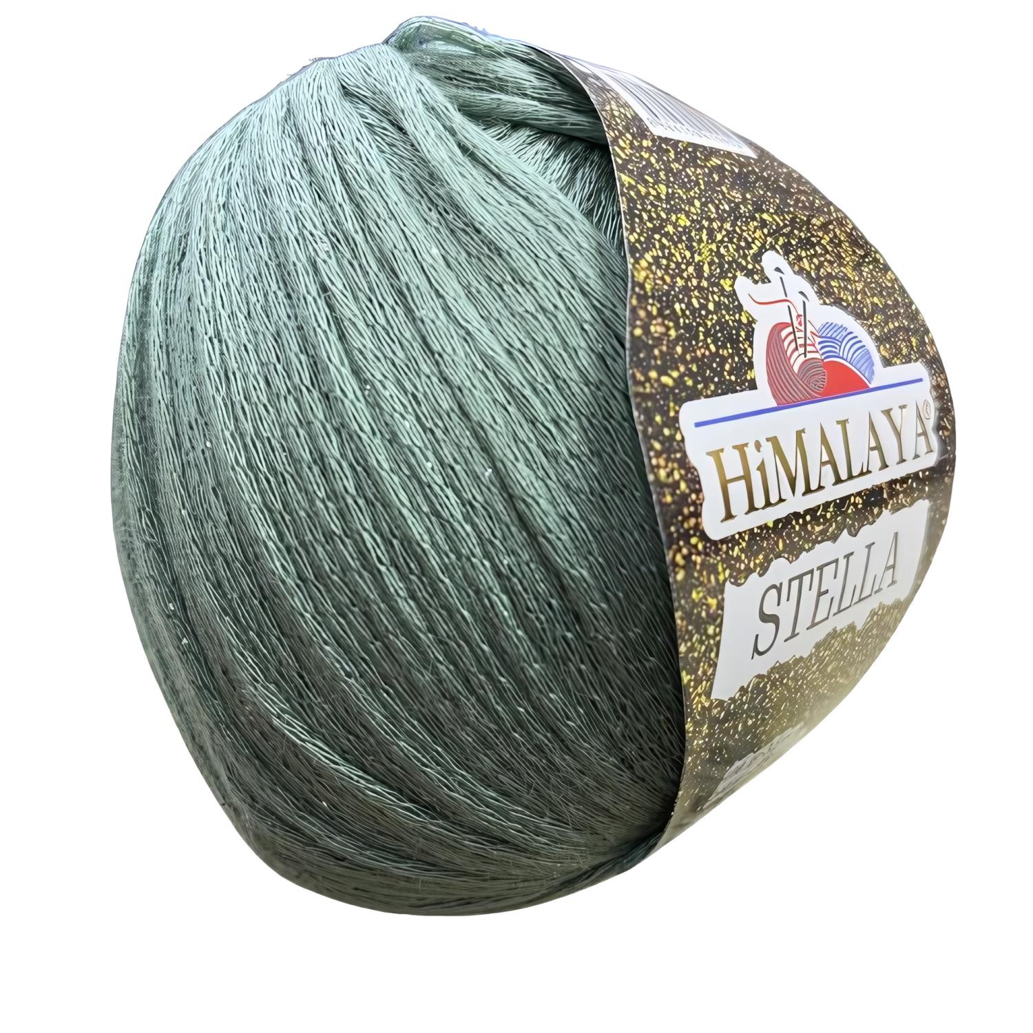 Himalaya Stella Simli El Örgü İpliği 100 gr 46020 Parla Yeşil