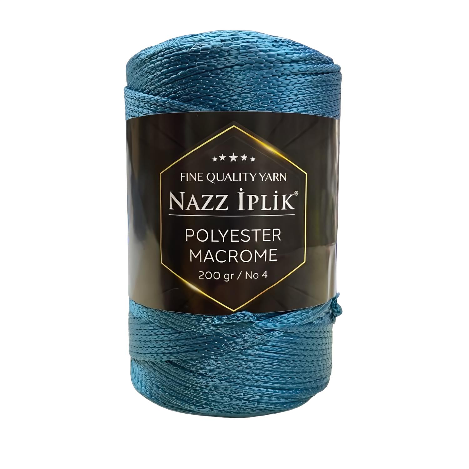 Nazz Polyester Makrome El Örgü İpi 200 gr 62 Zümrüt