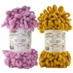 Alize Puffy El Örgü İpi İpliği Yünü 100 gr