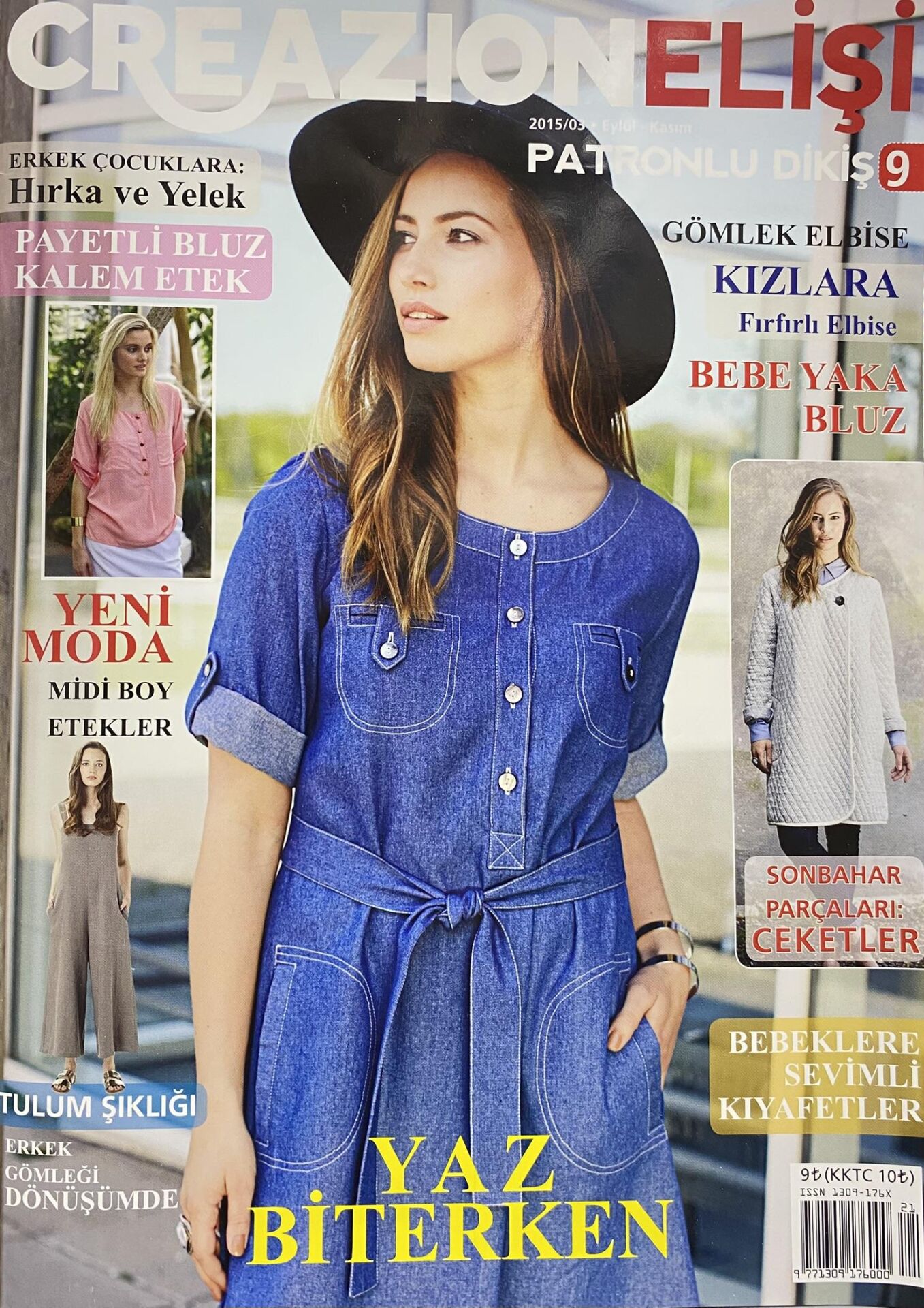 Creazion Elişi Patronlu Dikiş Dergisi 2015/03 Sayı 9