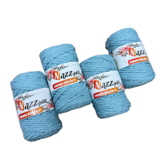 Taranan Mavi (4 Adet x 250gr) Pamuk Cotton Koton Makrome İpi