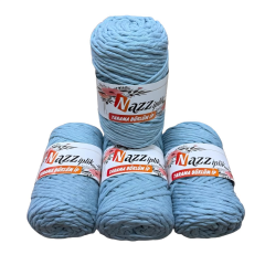 Taranan Mavi (4 Adet x 250gr) Pamuk Cotton Koton Makrome İpi