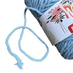 Taranan Mavi (4 Adet x 250gr) Pamuk Cotton Koton Makrome İpi