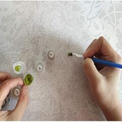 DIY Boyama Seti Dijital Baskılı Tuval Kit 40*50 w3604