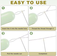 İlmek Kesici ve İğneye İplik Gecirici NJ-012 Kahve