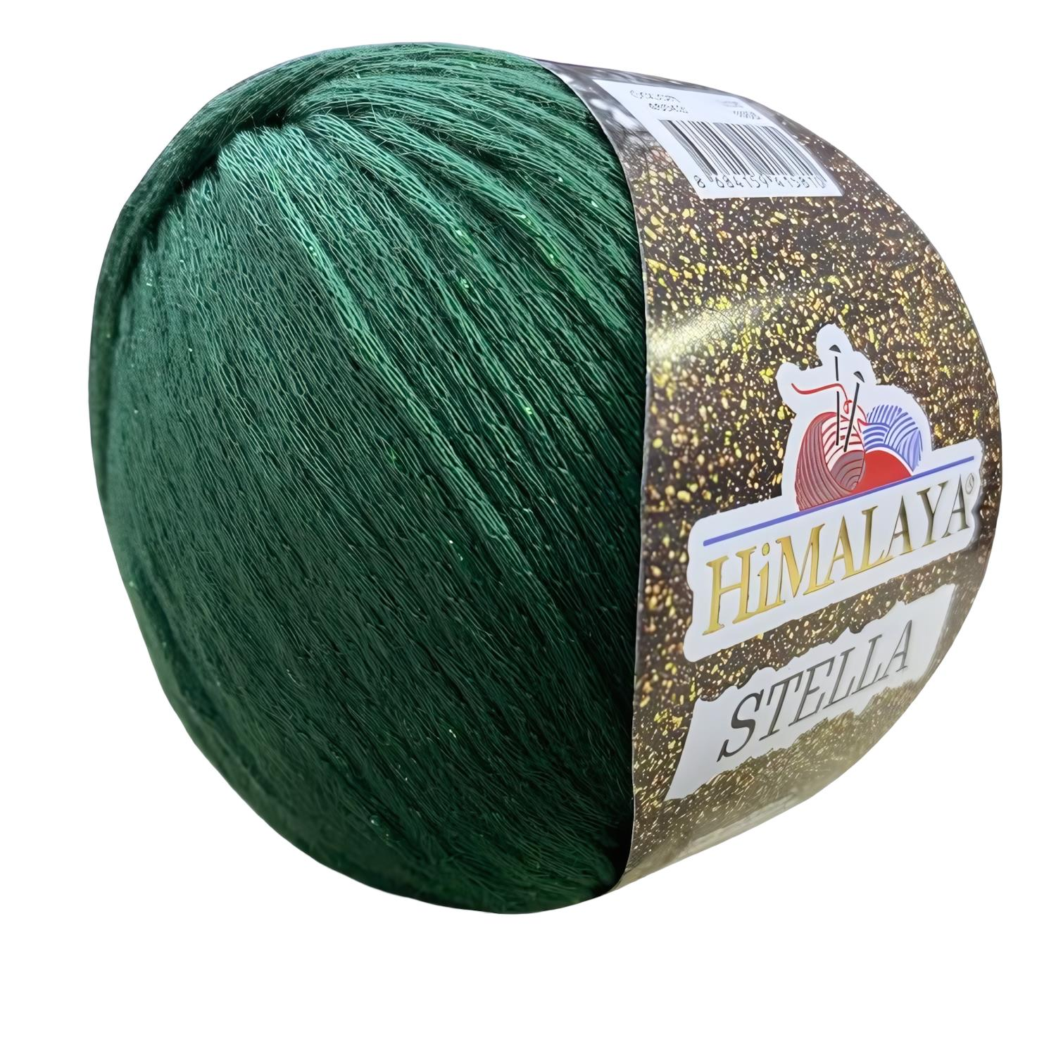 Himalaya Stella Simli El Örgü İpliği 100 gr 46042 Yeşil