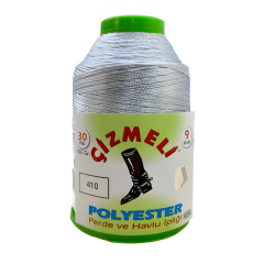 Çizmeli Polyester Perde ve Havlu İpliği No:30 100 gr 410 Azur