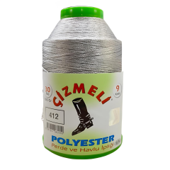 Çizmeli Polyester Perde ve Havlu İpliği No:30 100 gr Siyah