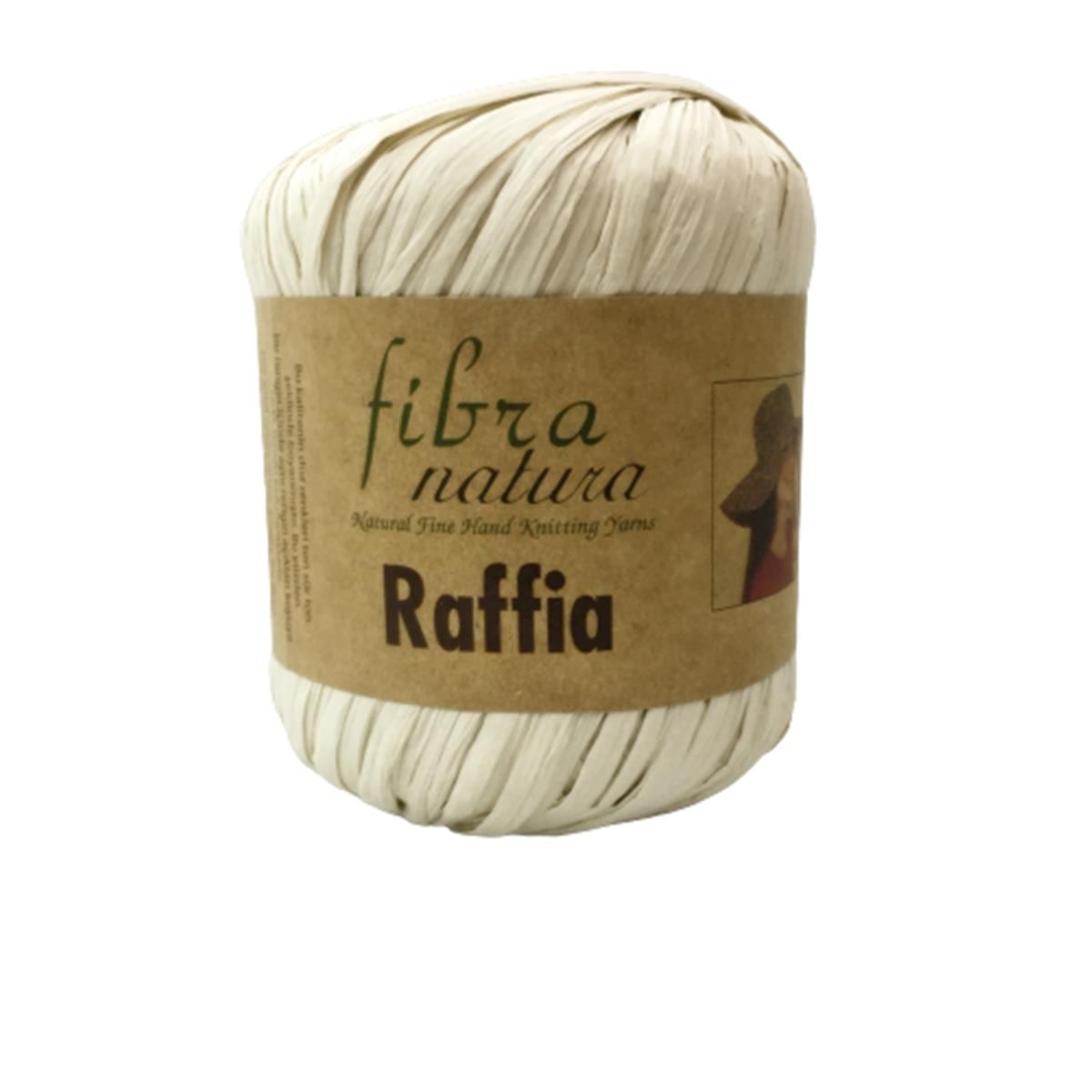 Himalaya Fibra Natura Raffia - Rafya Şapka Çanta Kağıt İp 116 15 Krem