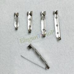 Broş Yaka İğnesi Alt Malzemesi 3cm 100 Adet