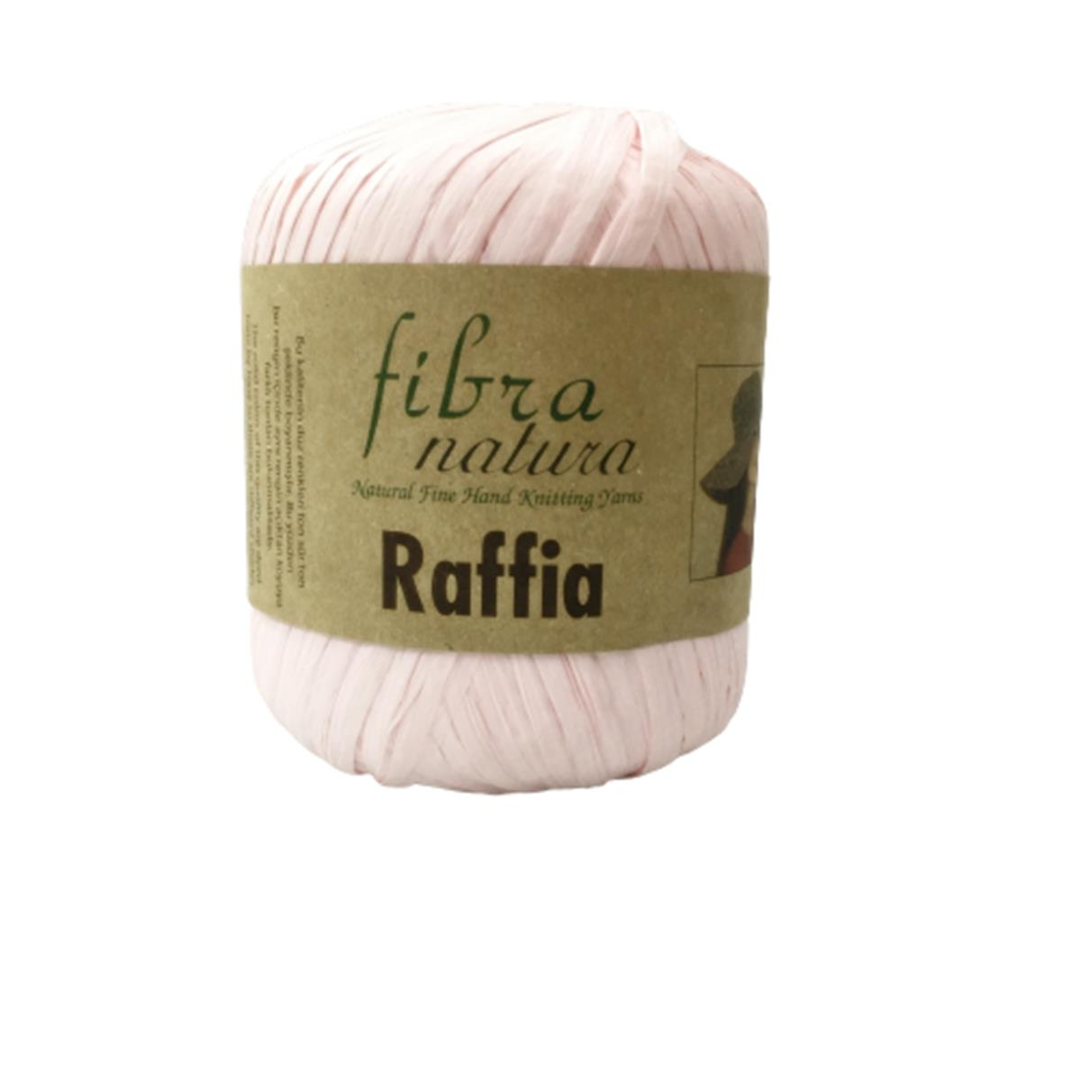 Himalaya Fibra Natura Raffia - Rafya Şapka Çanta Kağıt İp 116 17 Toz Pembe