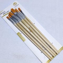 PWB Fırça Seti Bambu Saplı 6 Adet 1hmfs01
