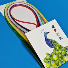 Quilling Seti 12 renk 53cm