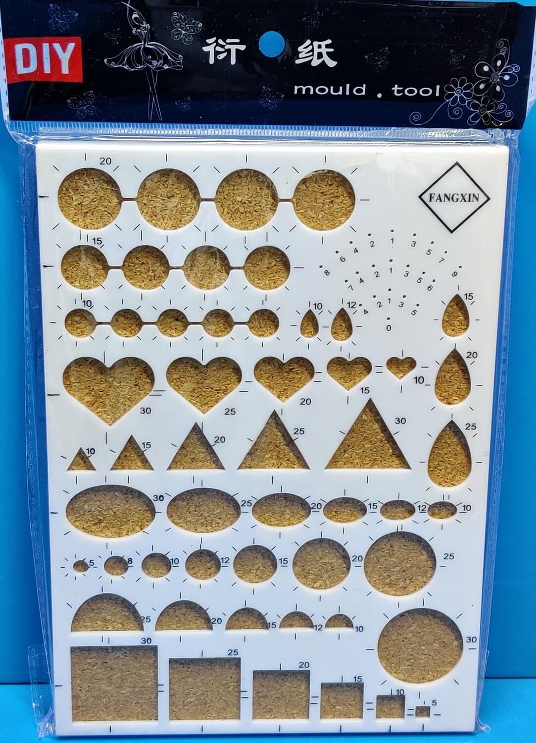 Quilling Şekillendirme Şablonu