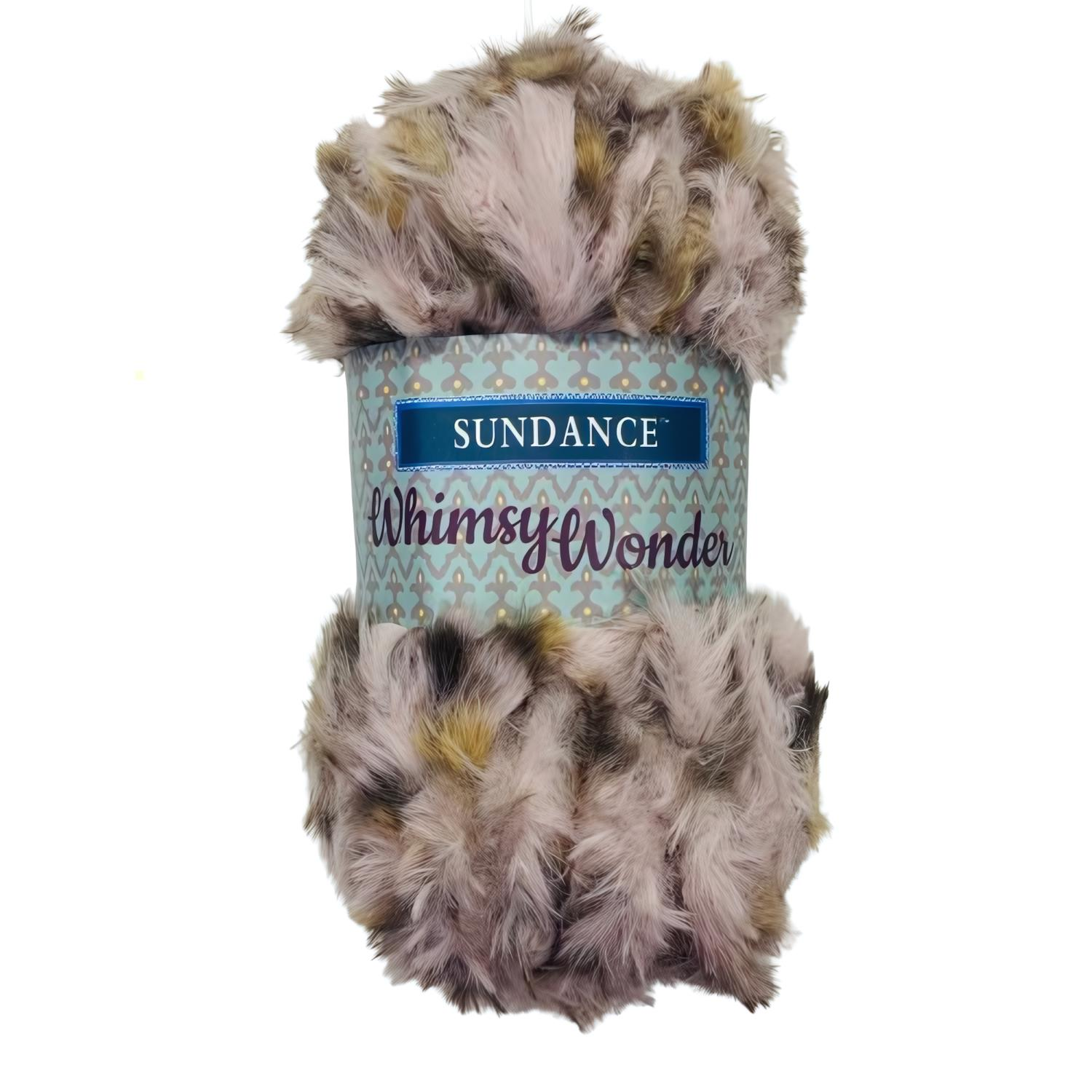 Sundance Kürk El Örgü İpi 100 gr 97 Pudra Pembe Kahve