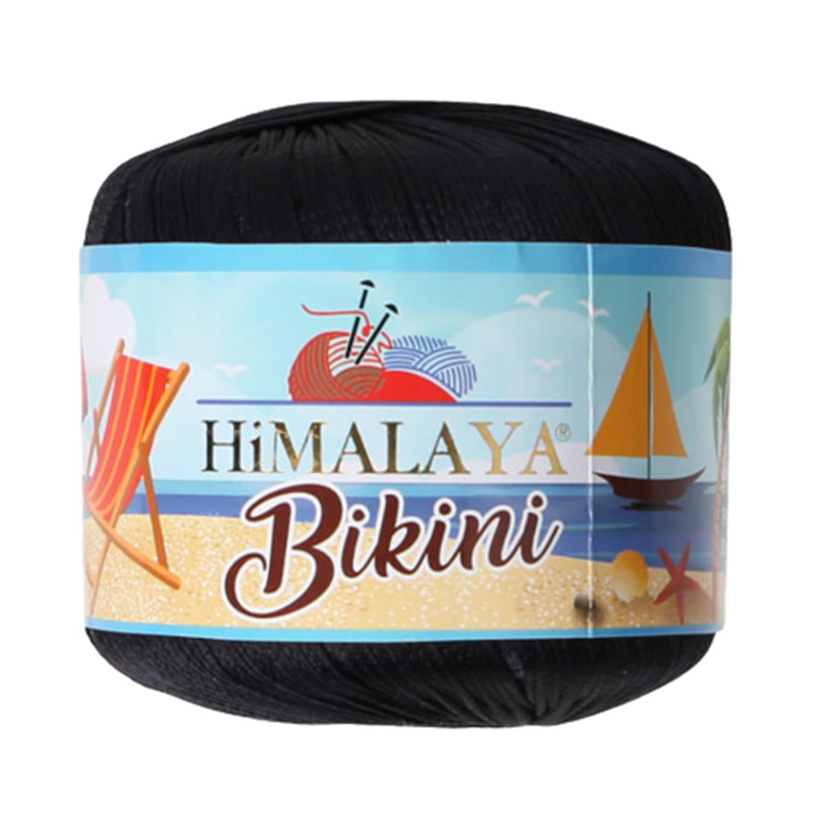Himalaya Bikini El Örgü İpi 50 gr 80612 Siyah