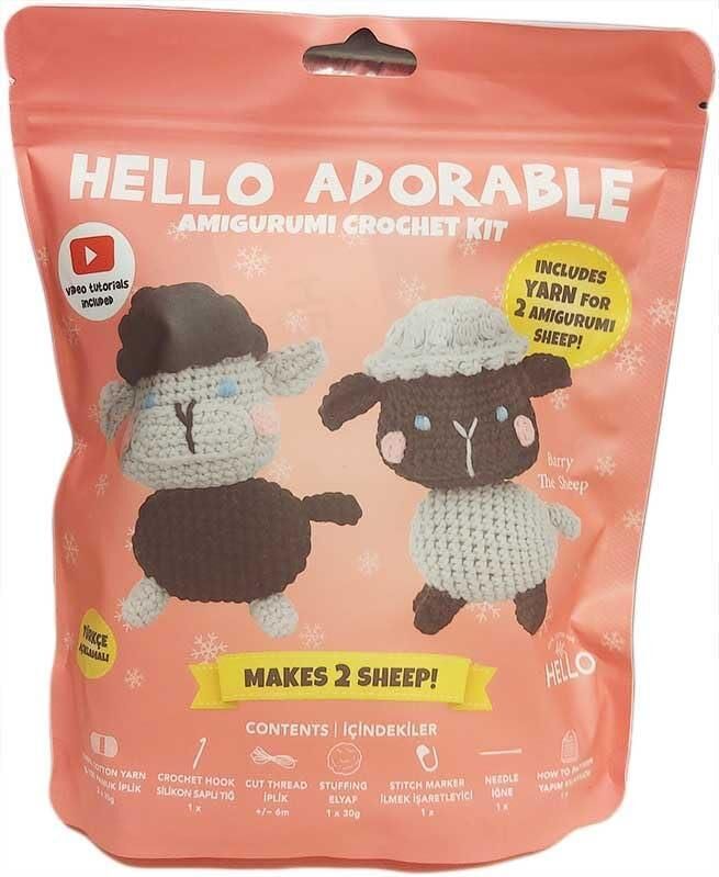 Hello Adorable Amigurumi Kiti - 2'li Set HC887