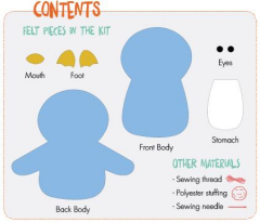 Hello Keçe Dikiş Kiti PF001