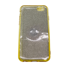 Iphone 6 Kılıf Simli Yüzüklü Silikon Stand Kılıf Mor