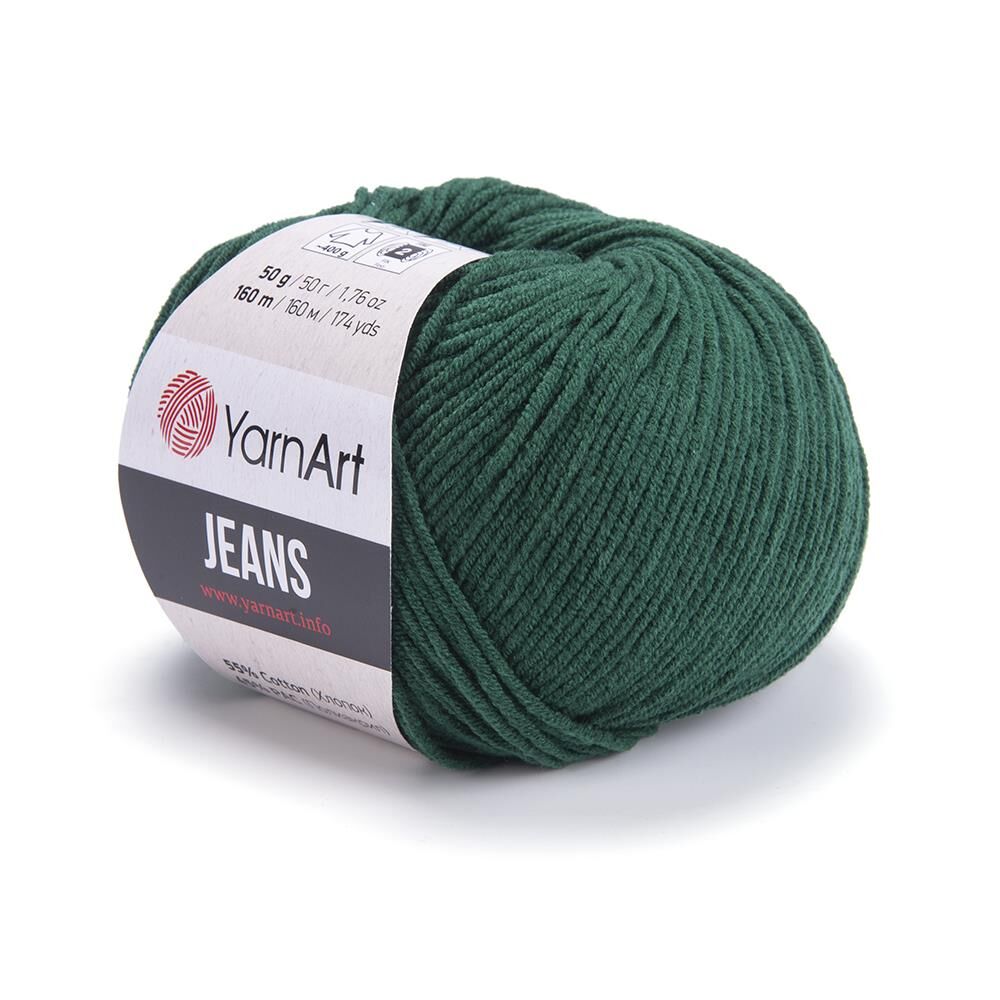 YarnArt Jeans 50gr Pamuk Cotton Amigurumi El Örgü İpi İpliği Yünü 92 Nefti Yeşil