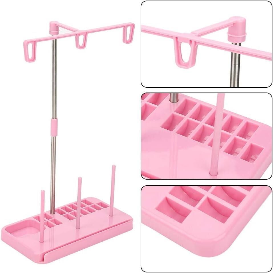 Çok Fonksiyonlu Nakış İpliği Standı 3 Makaralı Stand Tutucu