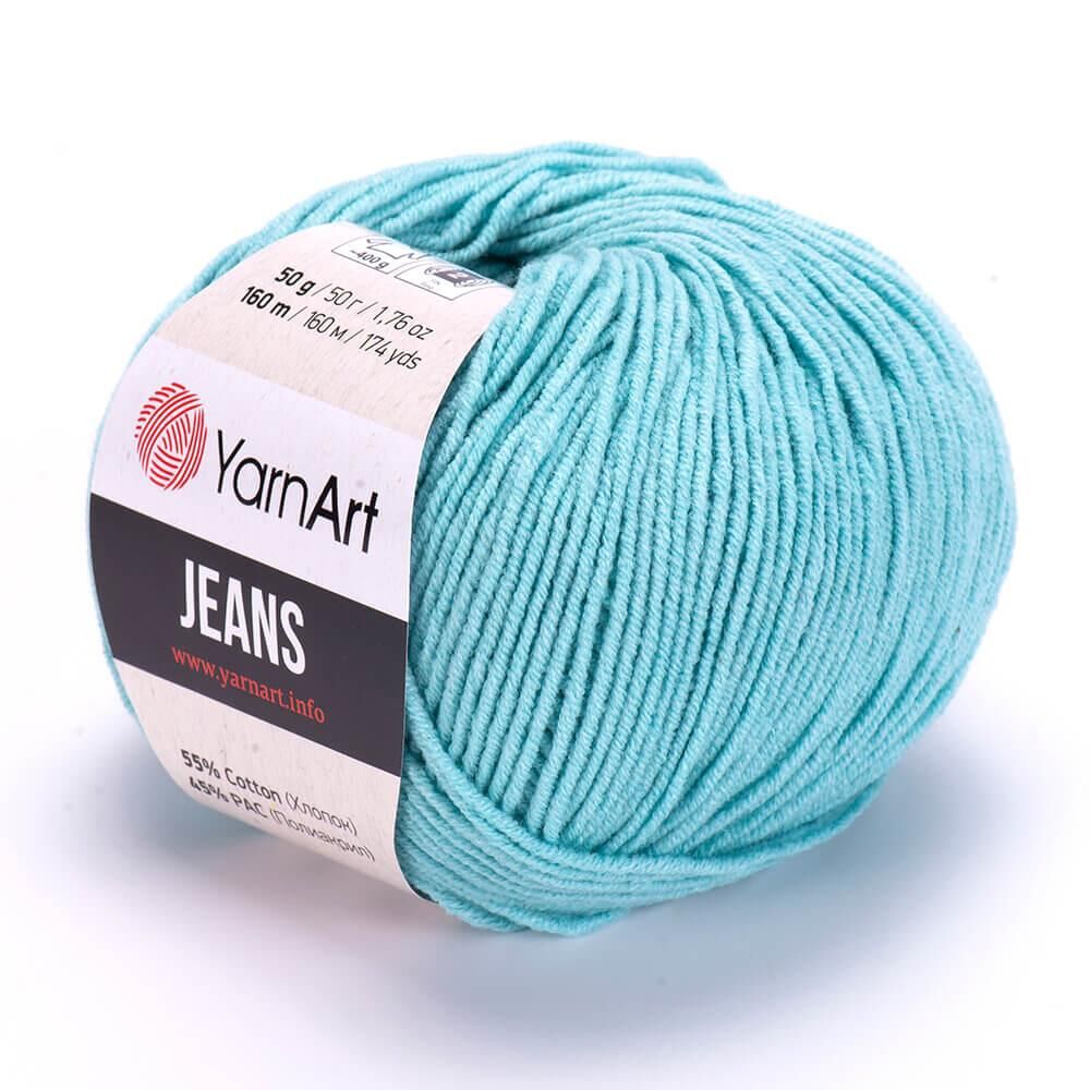 YarnArt Jeans 50gr Pamuk Cotton Amigurumi El Örgü İpi İpliği Yünü 81 Turkuaz