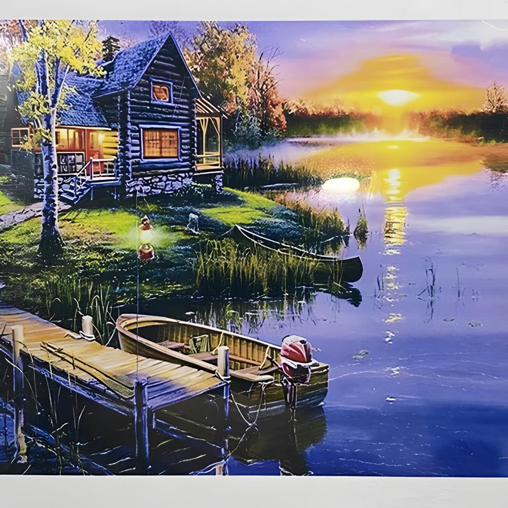5D Yapışan Boncuk Goblen Mozaik Tablo Pano 40 x 50 cm 76613