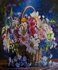 5D Yapışan Boncuk Mozaik Tablo 40*50 cm XQC87504