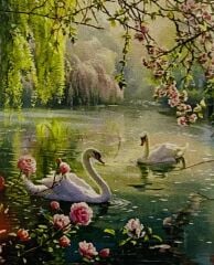 5D Yapışan Boncuk Mozaik Tablo 40*50 cm XQC87446