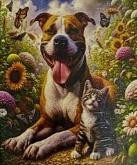 5D Yapışan Boncuk Mozaik Tablo 40*50 cm XQC86898