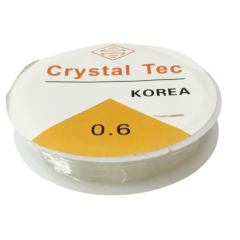 Crystal Tec Lastikli Misina 10m 0,6 mm