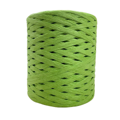 Şık Raffia Rafya Şapka Çanta Kağıt İp 200 gr YZS200 G19 Elma Yeşili