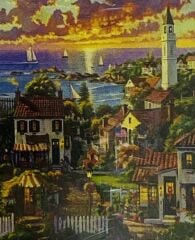 5D Yapışan Boncuk Mozaik Tablo 40*50 cm XQC87384