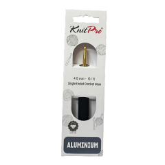 KnitPro Aluminium Silikon Saplı Tığ El Örgü Tığı