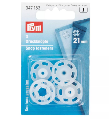 Prym Dikilebilir Plastik Çıtçıt 3 Çift 21 mm 347153