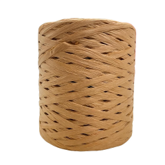 Şık Raffia Rafya Şapka Çanta Kağıt İp 200 gr YZS200 G34 Koyu Hasır