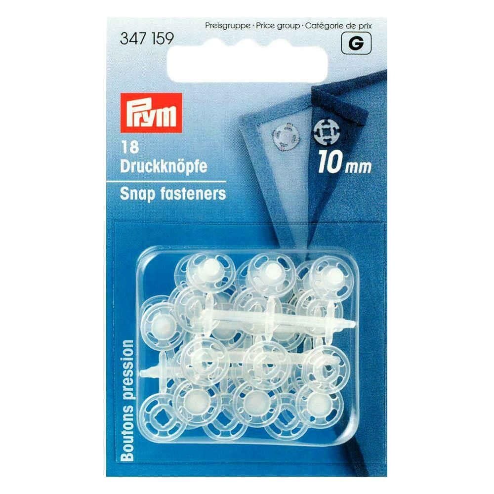 Prym Dikilebilir Plastik Çıtçıt 18 Çift 10 mm 347159