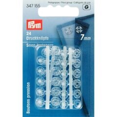 Prym Dikilebilir Plastik Çıtçıt 24 Çift 7 mm 347155