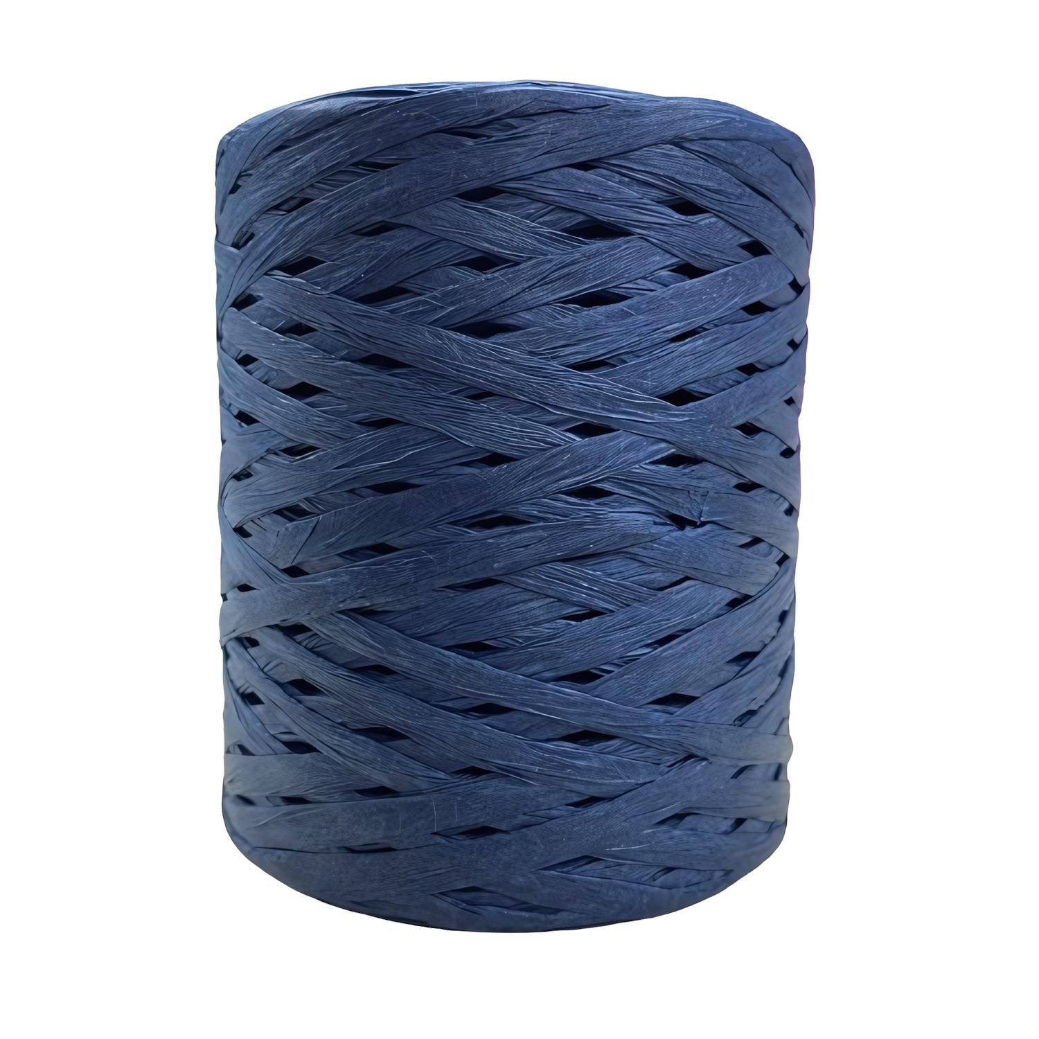 Şık Raffia Rafya Şapka Çanta Kağıt İp 200 gr YZS200 G41 Lacivert