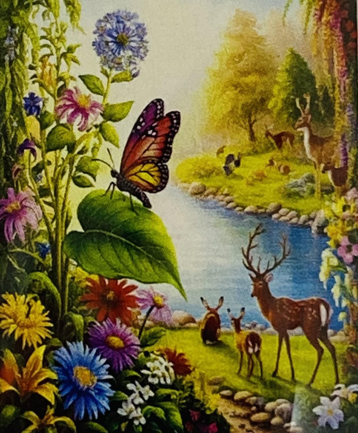 5D Yapışan Boncuk Mozaik Tablo 40*50 cm XQC88416