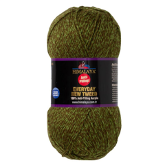 Himalaya Everyday New Tweed El Örgü İpliği 100 gr 75106 Yeşil