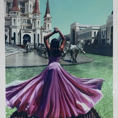 5D Yapışan Boncuk Goblen Mozaik Tablo Pano 40 x 50 cm 77555