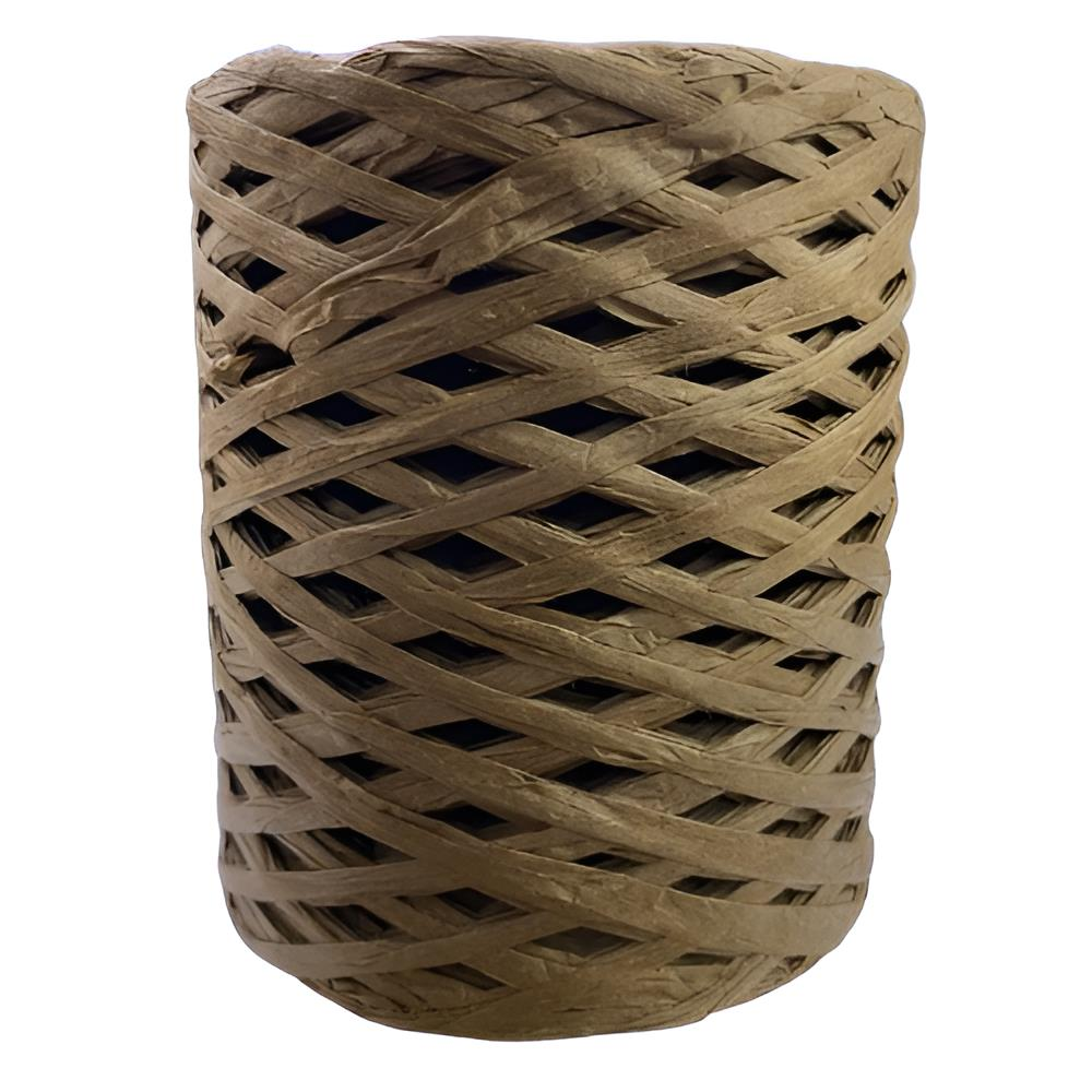 Elegant Natura Raffia Rafya Şapka Çanta Kağıt İp 100 gr RFX100 G44 Kahve Çekirdeği