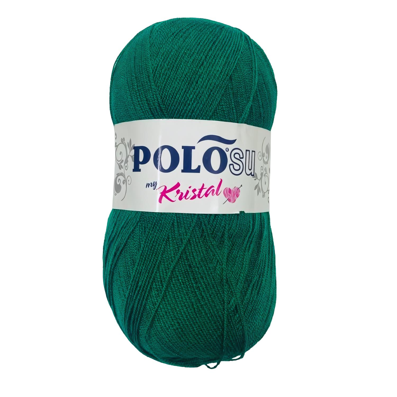 Polosu My Kristal Makina Lif Orlonu İpliği 100 gr 184 Çam Yeşili